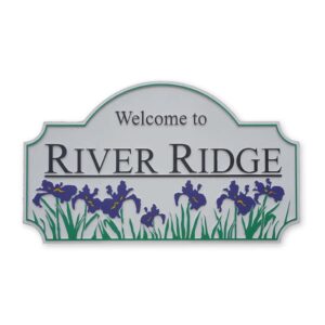 River Ridge Routed Hdu Sign