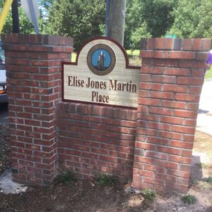Elise Jones Martin Place Sandblasted Hdu Sign