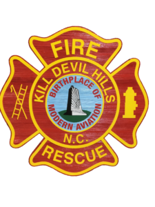 Kill Devil Hills Fire Rescue Cedar Sign